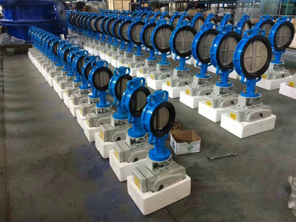 電(dian)動對夾(jia)蝶閥